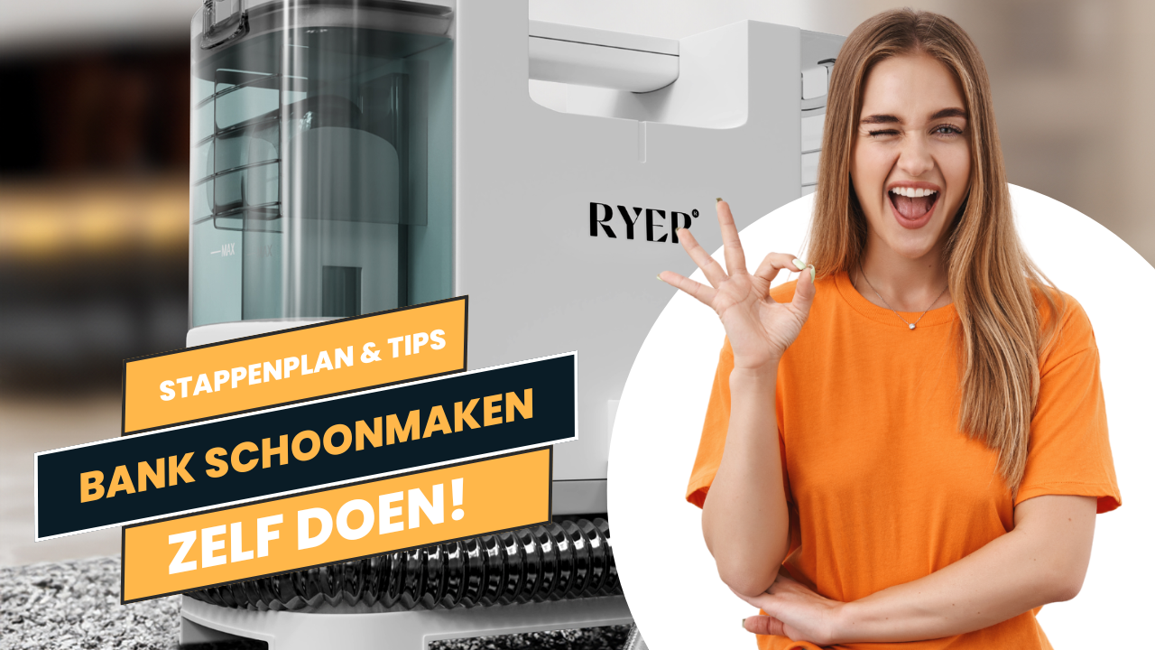 Zelf je bank schoonmaken? Zo verwijder je alle vlekken.