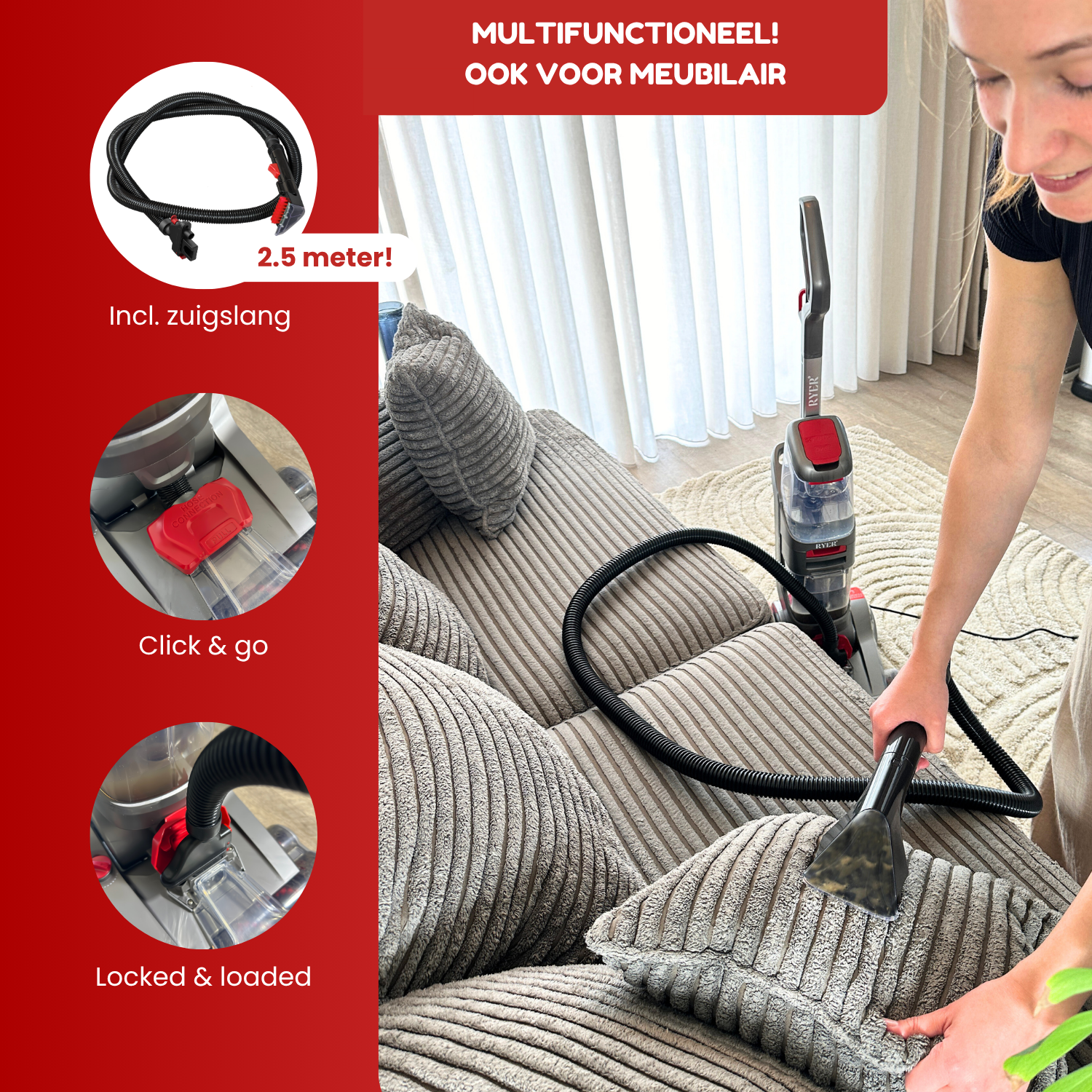 RYER Tapijtreiniger Revive PRO