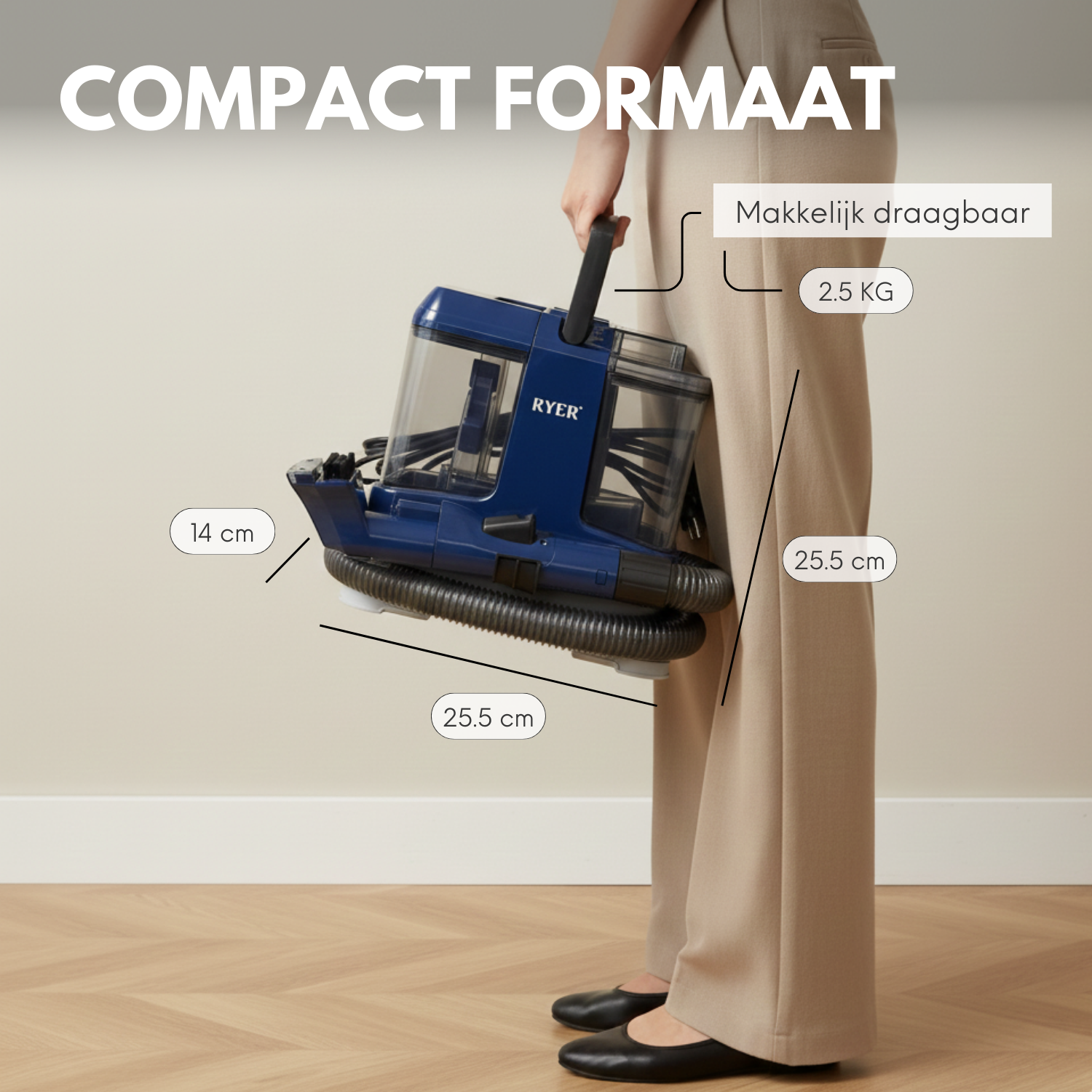 RYER Vlekkenreiniger Compact Blue