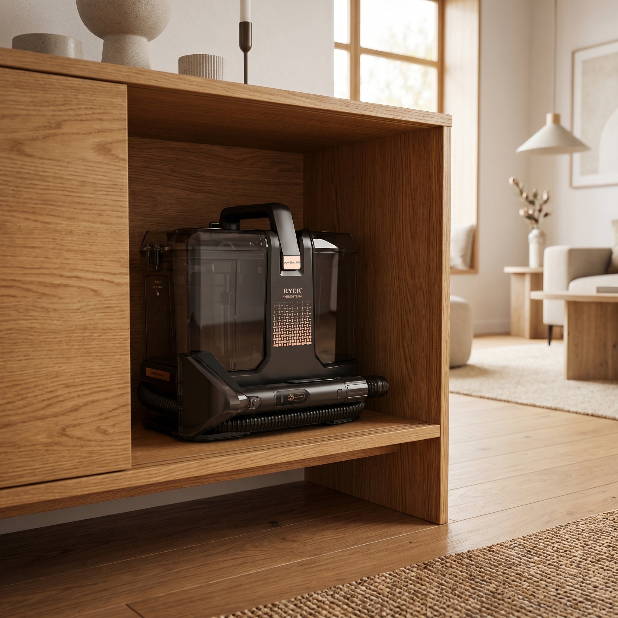 RYER Hybrid – 2-in-1 Vlekkenreiniger & Stoomreiniger